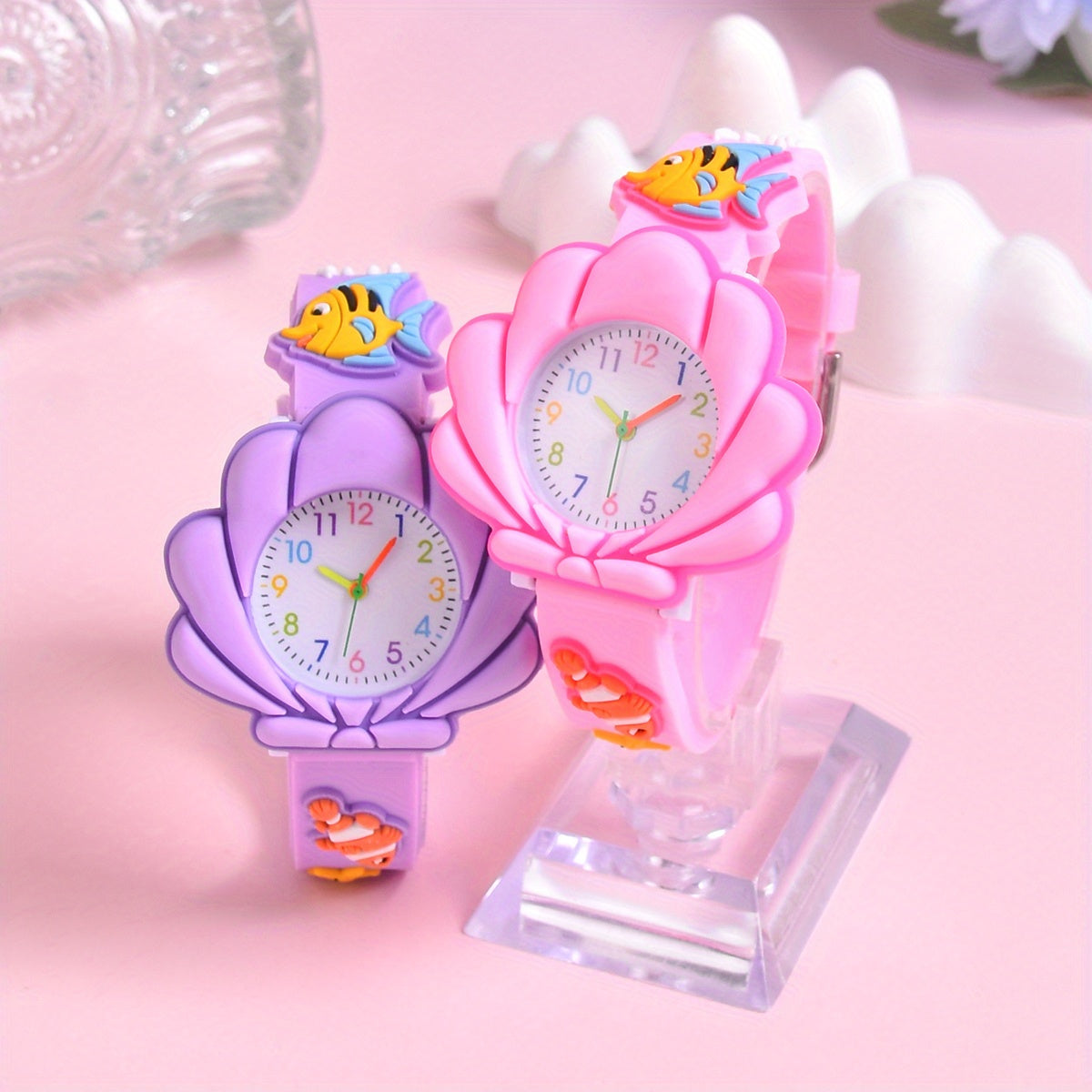Cute Bunny Cat Silicone Girls' Watch