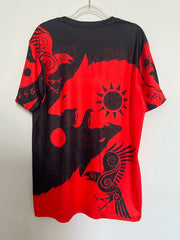 Men's 3D Totem Animal Print T shirt Casual Crew Neck Tee