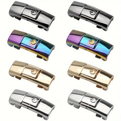 8pcs Shoe Lace Fasteners Without Tie Metal Closure for Sneakers Running Shoes