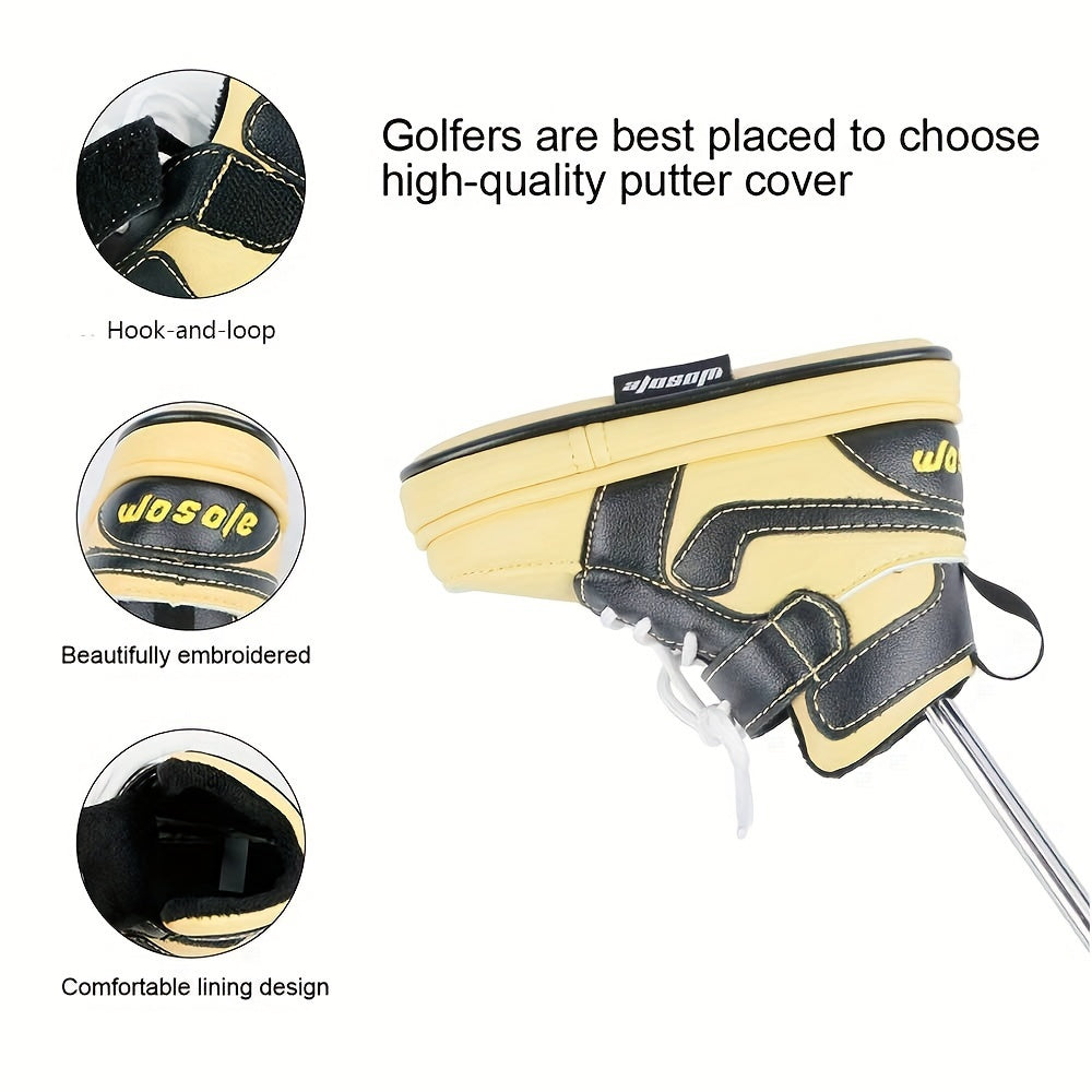 Golf Putter Headcover Shoe Shape Creative Design PU Club Cover