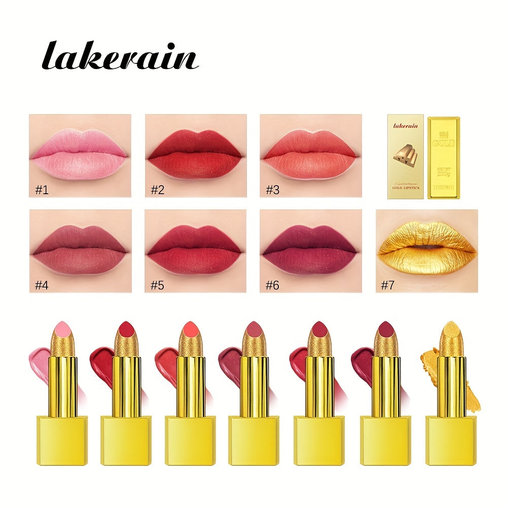 Waterproof Brick Lipstick Matte Velvet Feel