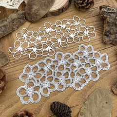 Flower Border Metal Cutting Dies DIY Scrapbooking Greeting Cards