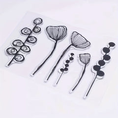 Flower Clear Stamp for Card Decoration DIY Scrapbook Album Crafts
