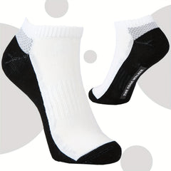 6 Pairs Men's Mid Crew Sport Socks Cotton Blend Breathable Socks