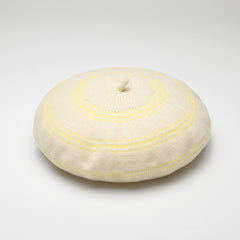 Striped Beret Women's Knitted Thermal Beret Vintage Hats For Weddings