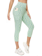 Women's Ribbed Honeycomb Butt Lifting Leggings