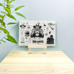 Halloween Zombie Silicone Stamp for DIY Painting