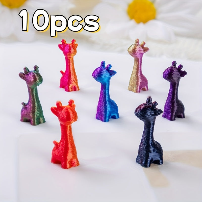 3D Printed Giraffe Desk Ornaments - Ideal Office Decor & Party Favors