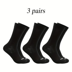 Men's Mid Crew Sport Socks Nylon Blend Breathable Socks