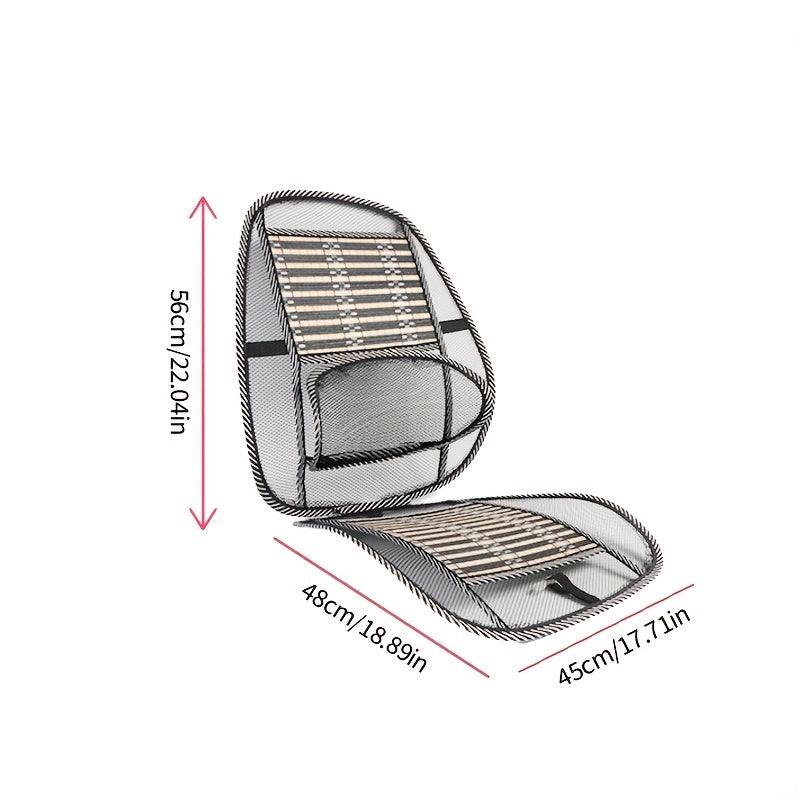 Summer Car Bamboo Wire Cushion Steel Wire Massage & Waist Support