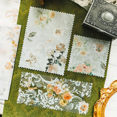 20pcs Girl Dream Lace Series Collage Paper Pack