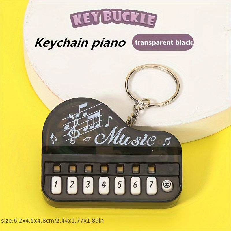 Mini Electronic Piano Keychain Pendant Music Toy Gift