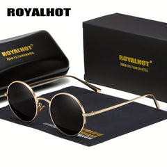 RoyalHot Polarized Round Sunglasses for Outdoor Travelling