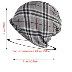 Velvet Slouchy Sports Knitted Beanie Cap Headscarf Winter Hat for Men and Women