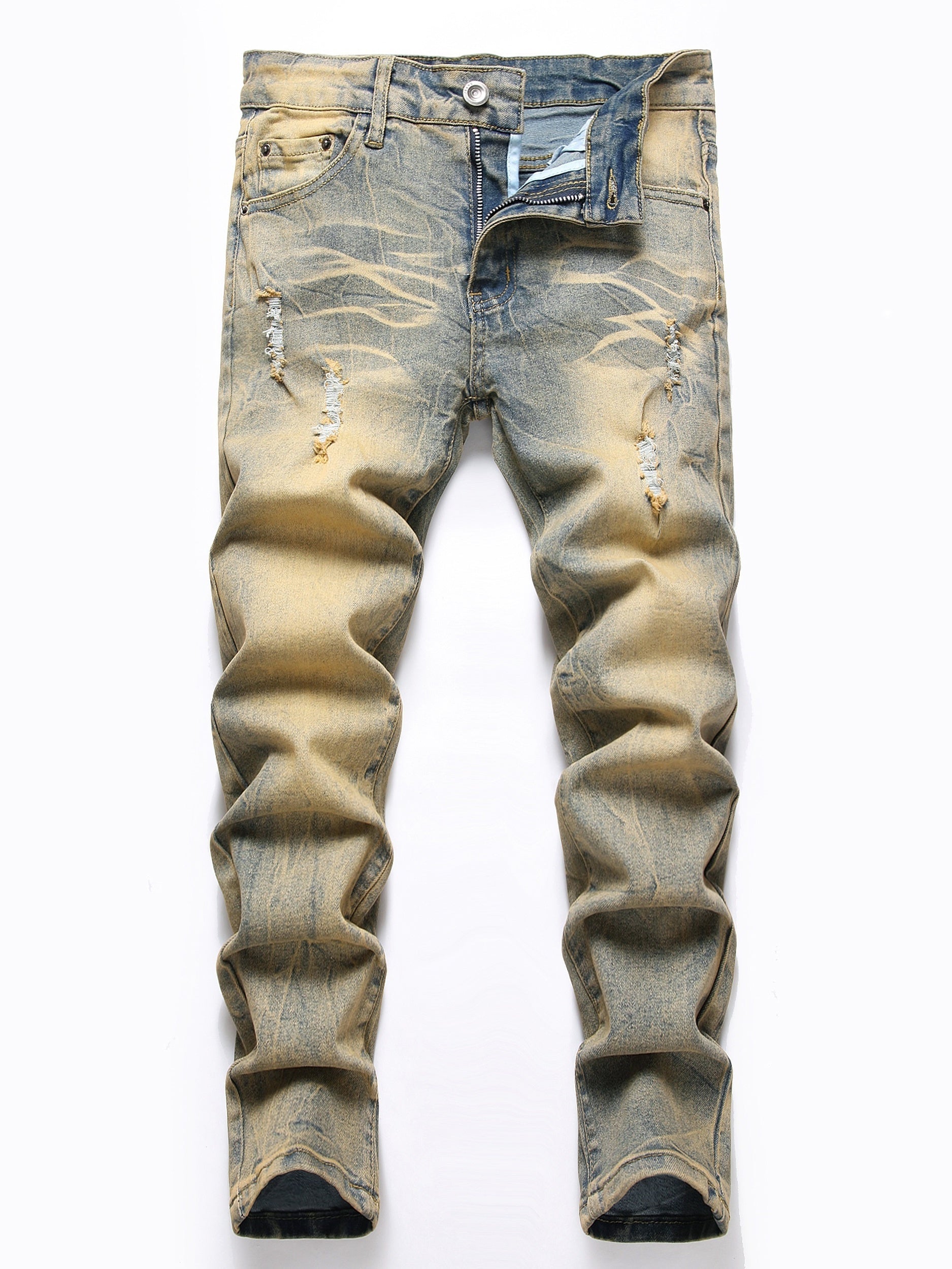 Boys Ripped Jeans Denim Pants Spring Autumn Kids Clothes