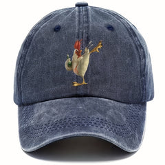 Fashionable Washed Embroidered Baseball Cap - Outdoor Hiking Cycling Travel