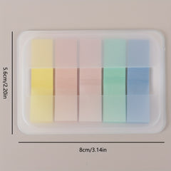 1PC Macaron Colored Writable Index Stickers