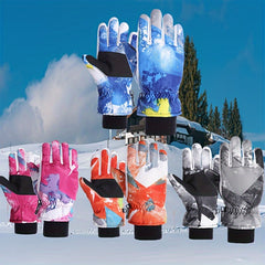 Winter Skiing Gloves Windproof Waterproof Wear-resistant Warm At 30 C