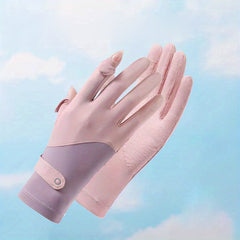 Sunscreen Anti-slip Sports Gloves for Women