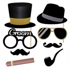 Wedding Photobooth Props Kit Engagement Photo Booth Accessories