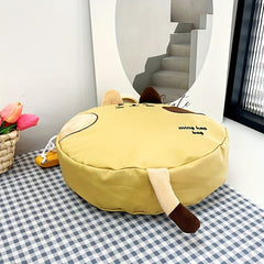 Kitten Shape Student Package Canvas Bag Personalized Handbag
