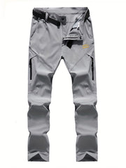 Men's Quick Dry Trousers Elastic Waist Active Pants
