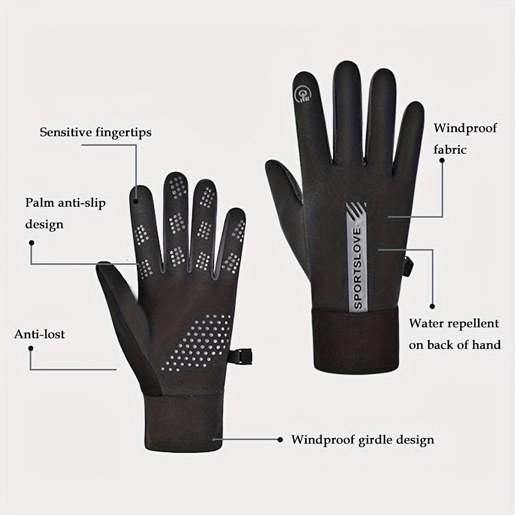Full Finger Touch Screen Gloves for Outdoor Sports
