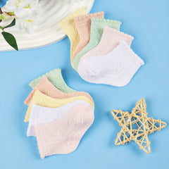 5pairs Soft Comfortable Thin Breathable Socks for Baby Boys And Girls