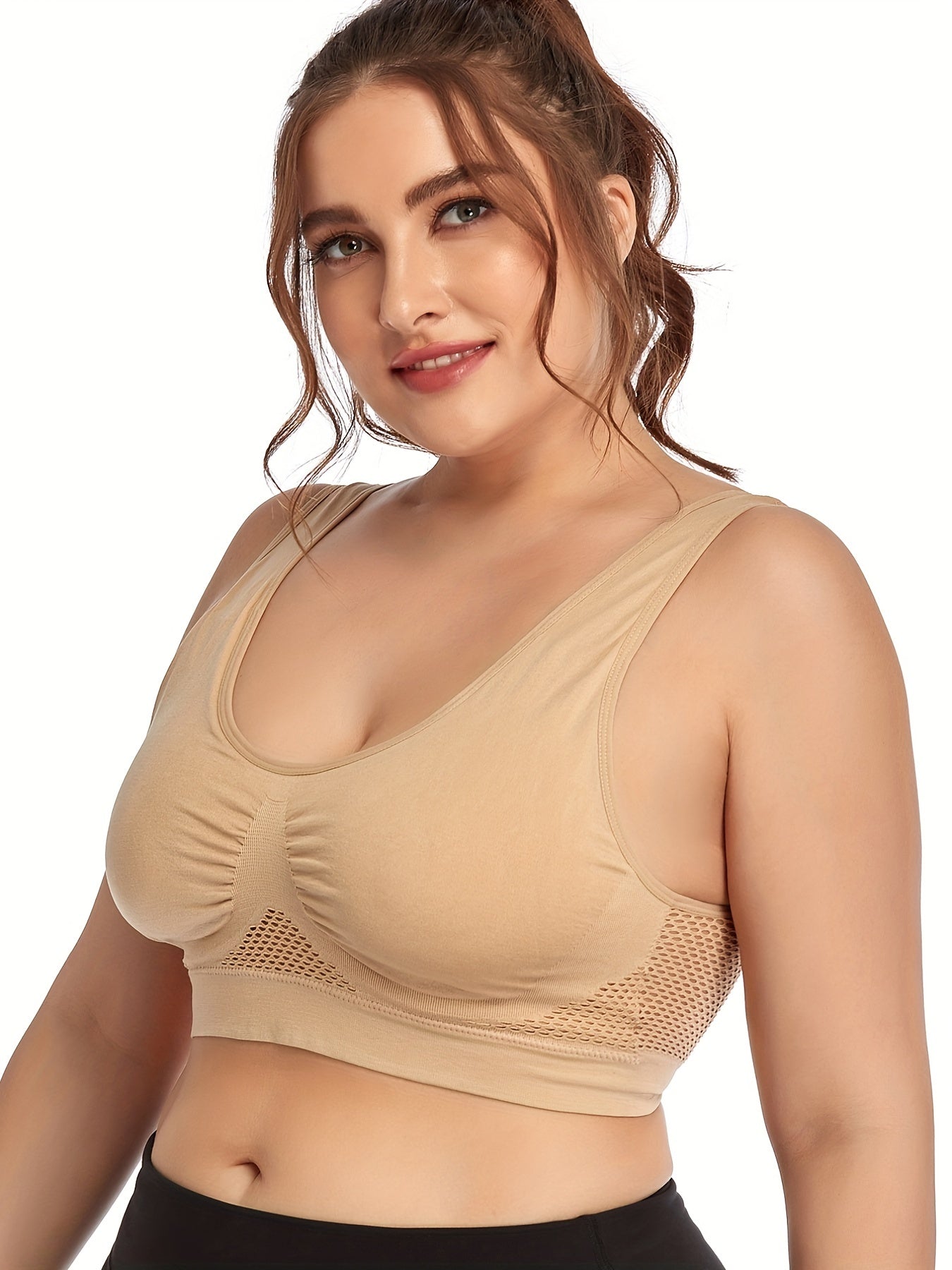 Seamless Sports Bra Breathable Workout Bra