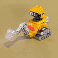 Kids Press Robot Inertia Eng Vehicle Excavator Toy