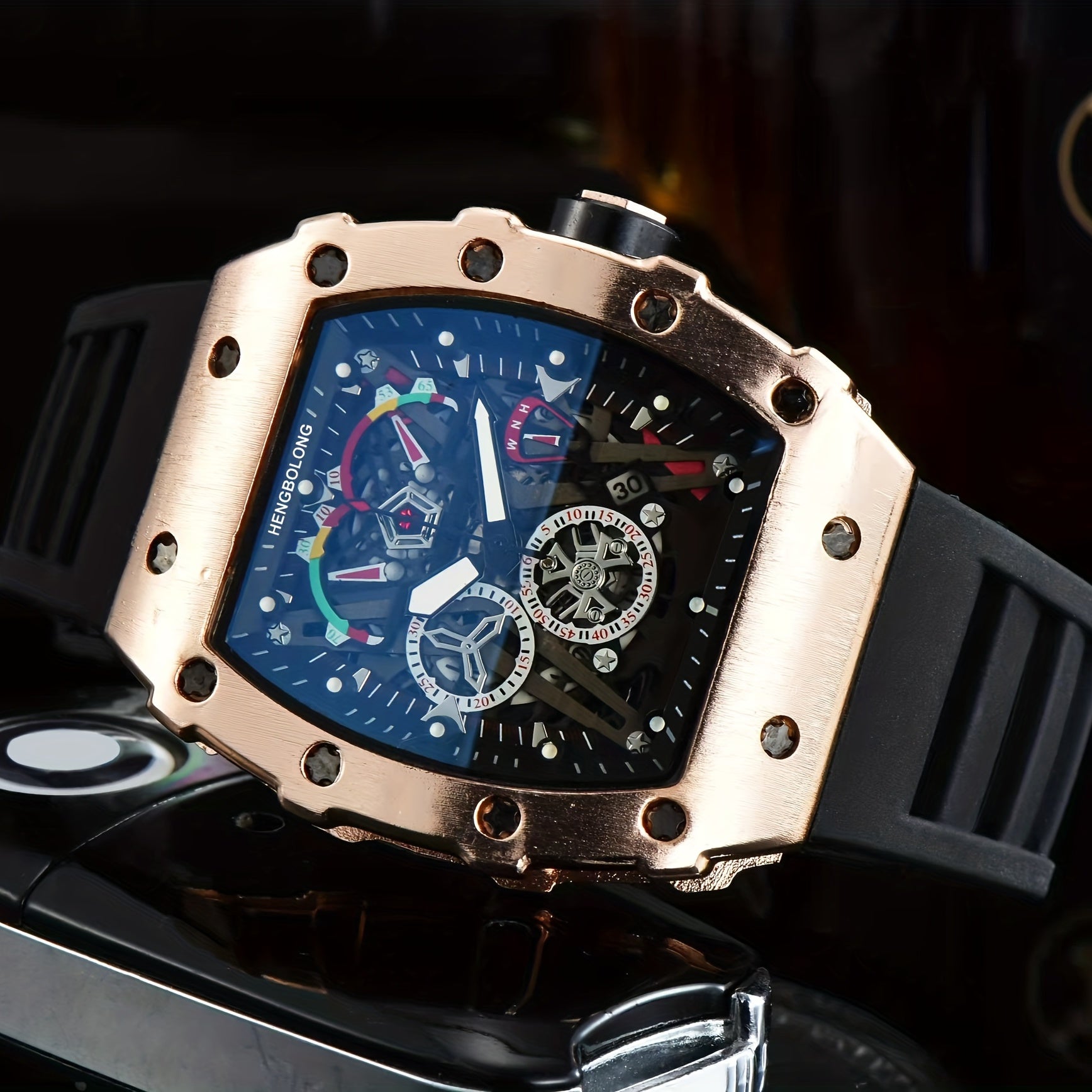 Kids Quartz Barrel Watch Pointer Alloy Wristwatch Men's Accessories