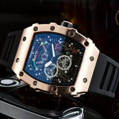 Kids Quartz Barrel Watch Pointer Alloy Wristwatch Men's Accessories