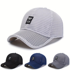 Summer Mesh Trucker Cap Curved Visor Dad Hat Sun Cap