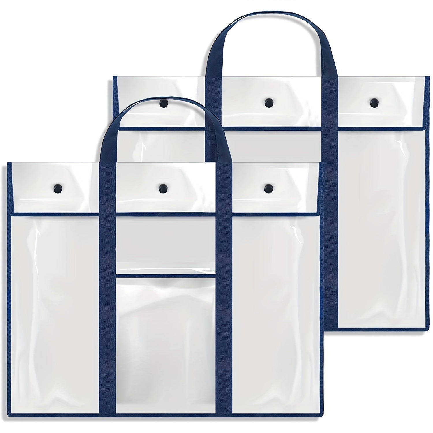 Oversized Clear Bag Bulletin Board Poster Storage PVC Storage