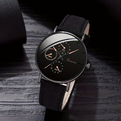 Men's Scale Dial Watch & 4 Bracelets Set - Children's Gift