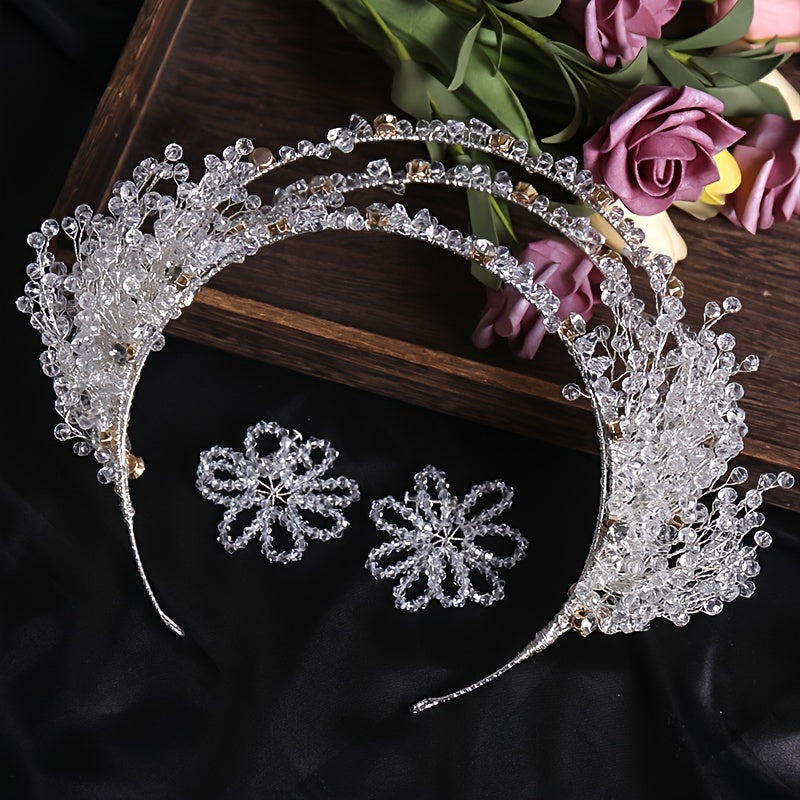 Bridal Crystal Headbands Crown Dress Accessories Wedding