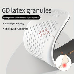 Latex Elastic Orthopedic Insoles for Running Sneakers