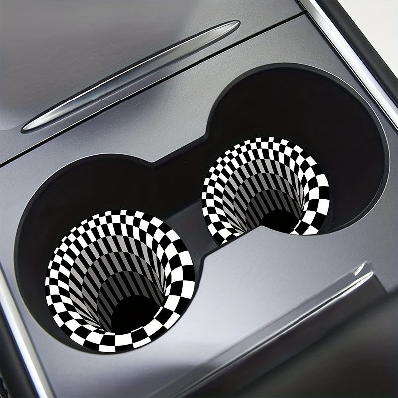 Waterproof Car Interior Coaster Anti-slip Decorative Set
