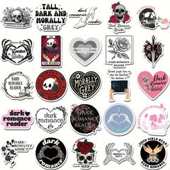 50pcs Cartoon Skull Graffiti Stickers for Books Guitars Waterproof Stickers