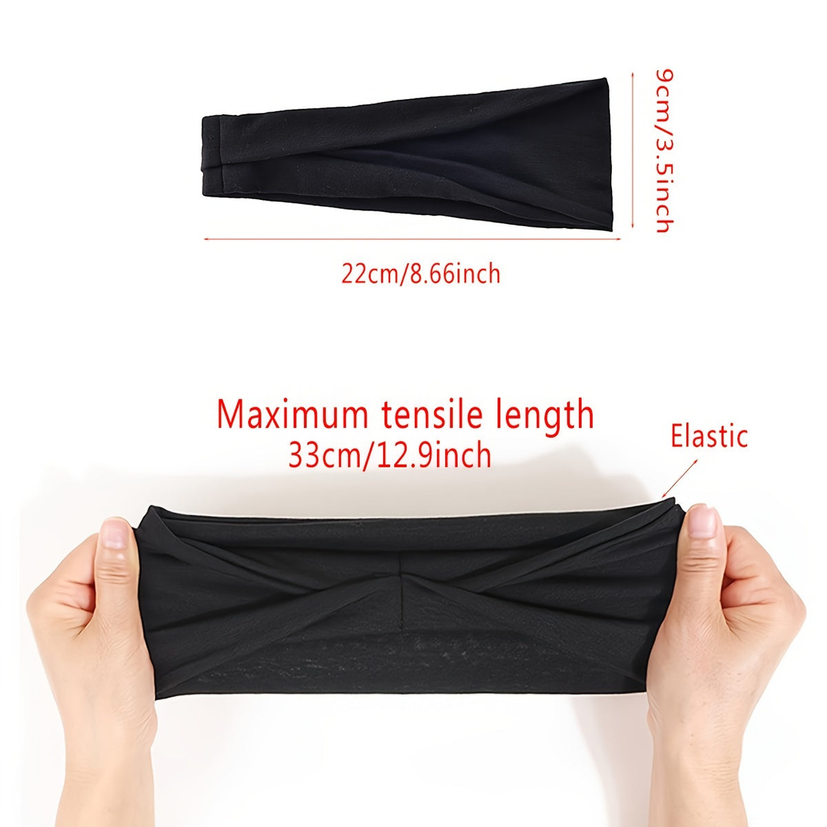 5pcs Men's Sports Headband Sweat Absorbent for Running Fitness Yoga