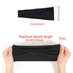 5pcs Men's Sports Headband Sweat Absorbent for Running Fitness Yoga