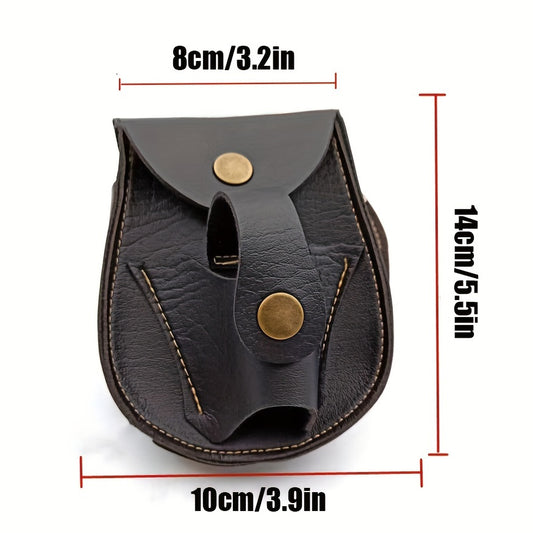 Slingshot Ammo Pouch Leather Storage Bag With Belt Clip