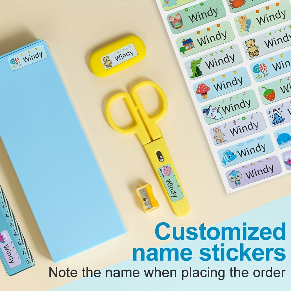 Customized High Name Stickers, Waterproof, Non-fading, Easy to Mark Items