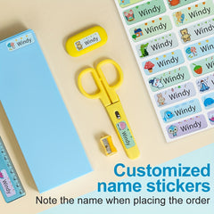 Customized High Name Stickers, Waterproof, Non-fading, Easy to Mark Items