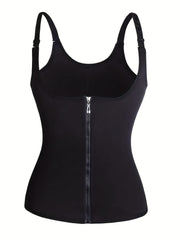 Zipper Shaping Cami Tops Waist Trainer Tummy Control Slimmer