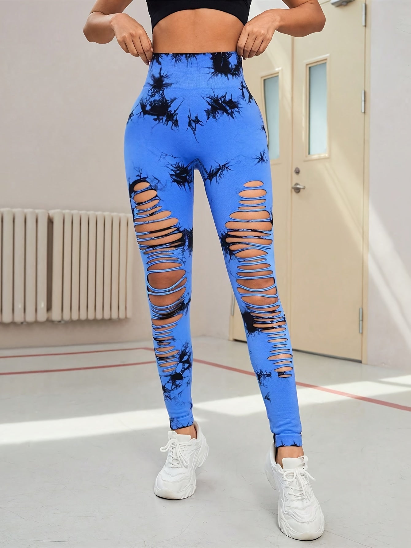 High Waist Yoga Leggings Butt Lifting Seamless Pants