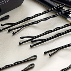 20pcs Metal Bobby Hair Pins in Storage Container