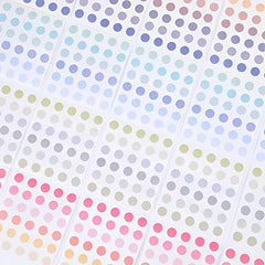 Light Salt Series Morandi Polka Dots Paper Tape Fresh Stickers