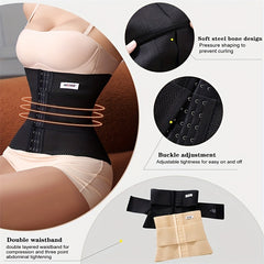 Women's Waist Trimmer Belt Tummy Control Compression Wrap Cincher
