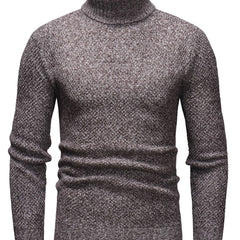 Men's Slim Fit Turtleneck Sweater for Fall & Winter